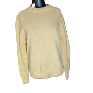 Eleven Sixty Six Vintage Yellow Wool Sweater XL